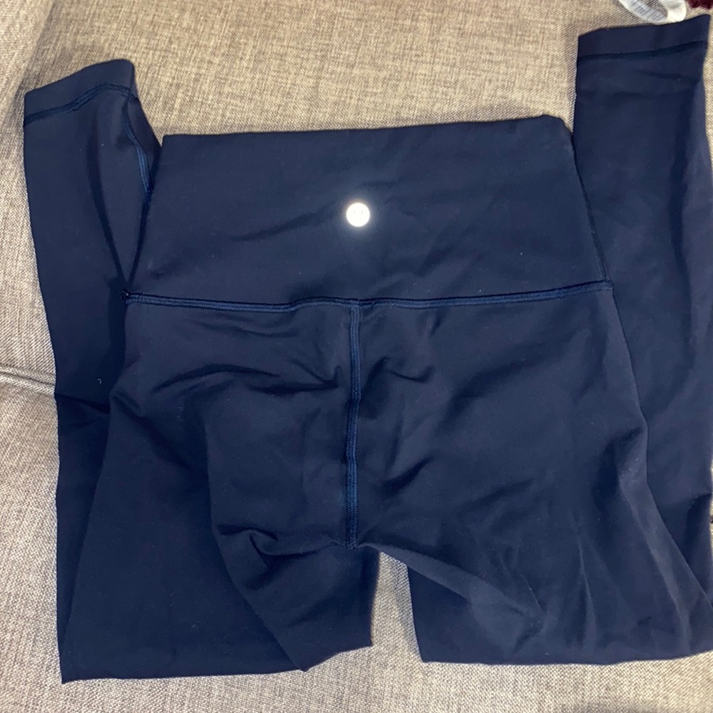 Lululemon blue fast and free legging